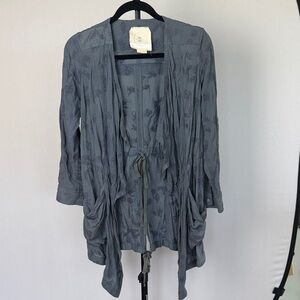 Women's Gray Cardigan by Nally & Millie